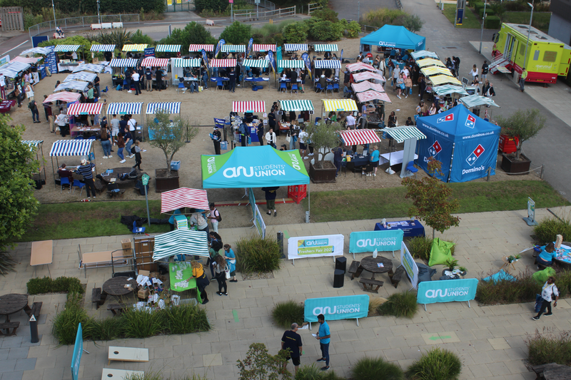 Overhead view of Chelmsford Welcome Fair 2022