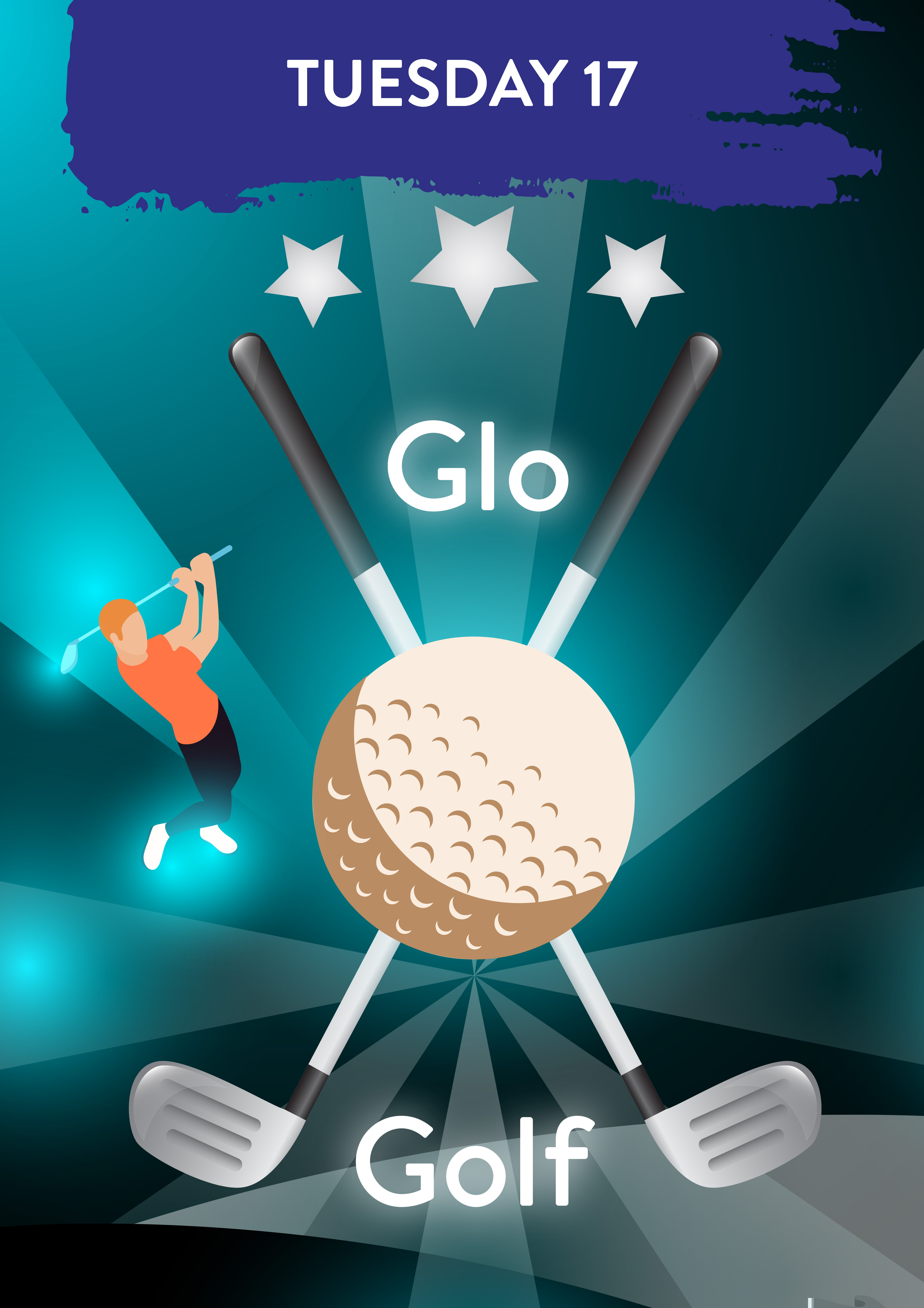 Tuesday 17 January. Glow Golf.