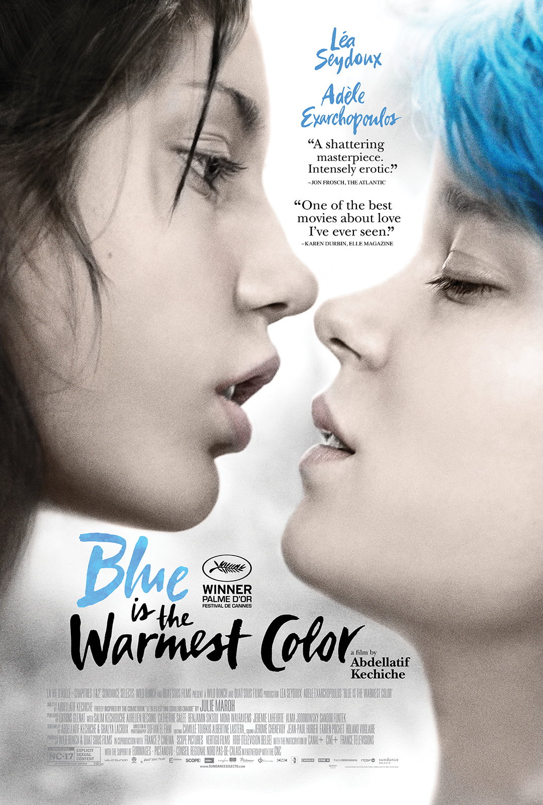 Blue is the warmest colour film poster