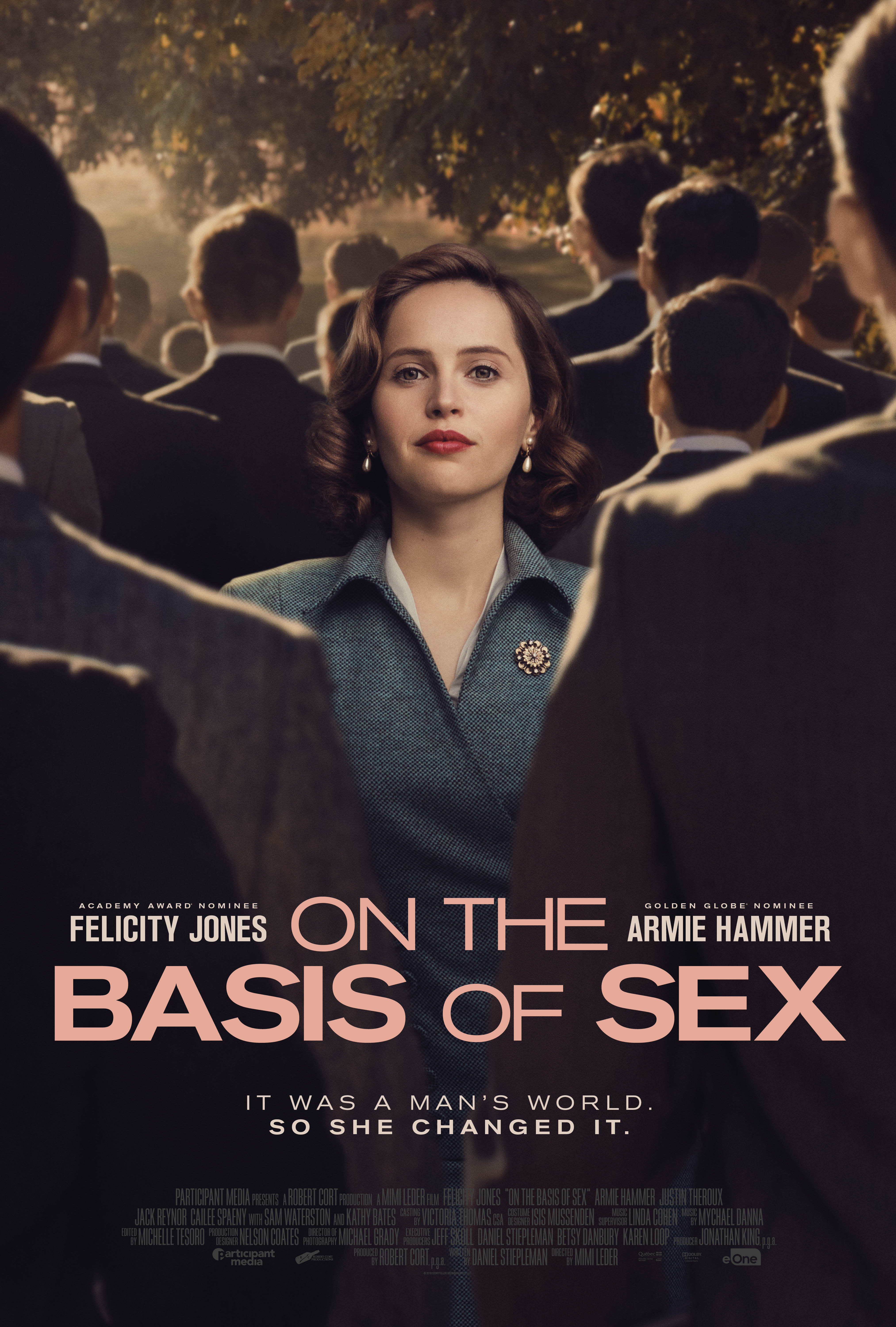 on the basis of sex movie poster