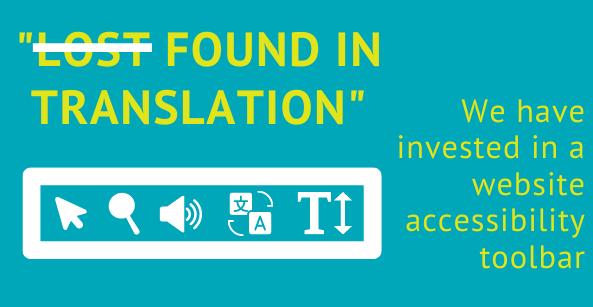 We invested in a translation toolbar for the website